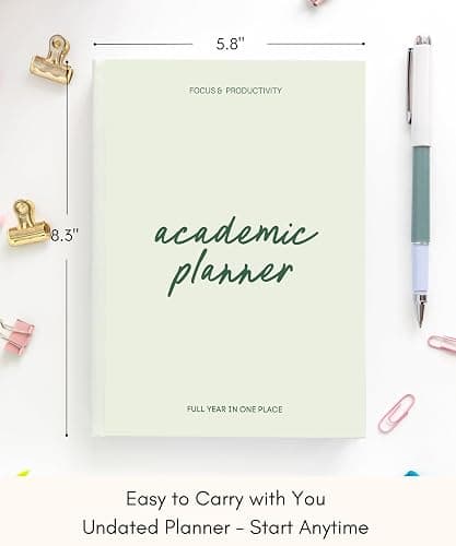 Lamare Academic Planner 2026-2027 – Undated Weekly College Student Planner for Homeschool, High School, College & Nursing Students thumbnail 2