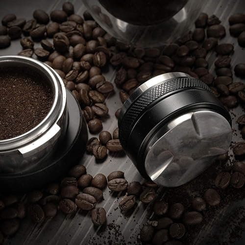51mm Espresso Tamper and Distributor, MATOW Dual Head Coffee Leveler Compatible with Delonghi 51mm Portafilter, Adjustable Depth-Professional Espresso Hand Tampers thumbnail 2