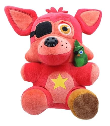 Funko Plush: Five Nights At Freddy's (FNAF) Pizza Sim: Rockstar Foxy - FNAF Pizza Simulator - Collectible Soft Plush - Birthday Gift Idea - Official Merchandise - Stuffed Plushie for Kids and Adults - Image 1