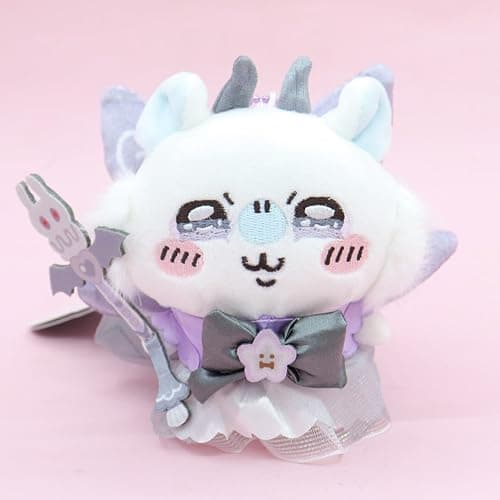 Chikawa Plush Keychain for Backpack, Kawaii Usagi Plush Keychain Accessories Purse Charm Pendant Gift for Women thumbnail 3