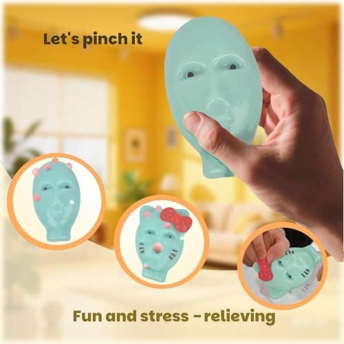 Aqzaxora Pimple Popping Toy, Squishy Fidget Toys Pimple Popping Fidget Toy with Filler Tools Weird Alien Pimple Popping Novelty Stress Relief & Reusable & Self-Filling for Adults & Teens thumbnail 5