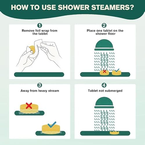 JoJowell Shower Steamers Aromatherapy - 18 Pack Birthday Gifts for Women, Self Care, Christmas Gifts Stocking Stuffers for Adults, Women, Men, Mom, Teens, White Elephant, Relaxation Home SPA thumbnail 8