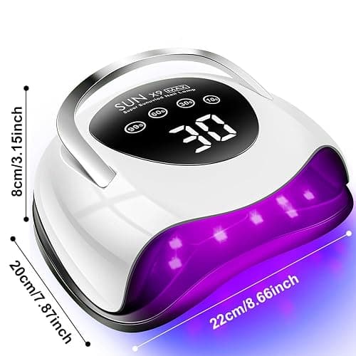 LadyMisty 220W LED UV Light Dryer for Nails Gel Polish with 57 Lamp Beads 4 Timer Setting & LCD Touch Display Screen, Auto Sensor, Professional Nail Light thumbnail 7