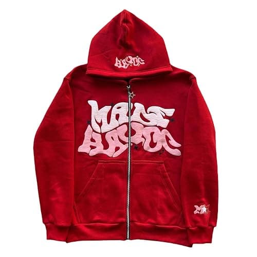 Y2K Hoodie Women Men Zip Up Grunge Aesthetic Hoodies Casual Vintage Oversized Pullover Sweatshirt Harajuku Jacket - Image 1