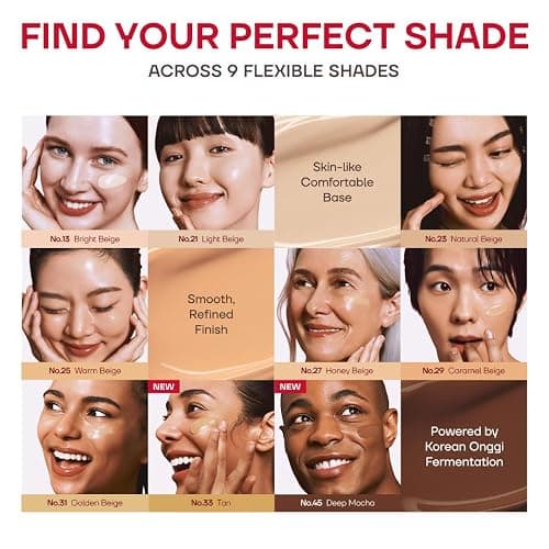 MISSHA M Perfect Cover BB Cream No.13 Bright Beige SPF 42 PA+++ 1.69 oz | Fair skin with cool undertones; tinted moisturizer for face, buildable coverage, smooth natural finish, daily wear thumbnail 7