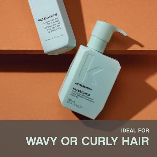 KEVIN.MURPHY KILLER.CURLS - Leave-In Anti Frizz Cream for Curly & Coily Hair - Curl Activating - Flexible Hold - Frizz Ease Curling Cream - 200mL / 6.7 fl oz thumbnail 5