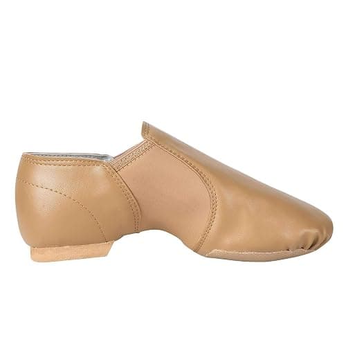 Linodes Unisex 006 PU Leather Upper Slip-on Jazz Shoe for Women and Men's Dance Shoes thumbnail 5