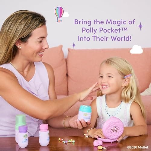 Evereden x Polly Pocket Travel Size Kids Skincare & Haircare Set + Lip Balm | Limited-Edition Gift Box, Kids Skincare & Haircare Minis & Lip Balm Charm, Dermatologist-Tested, TSA Approved, Clean & Vegan thumbnail 3
