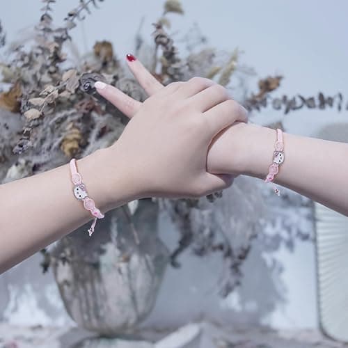 XMITHJLS Couples/Friendship Matching Bracelets, Spider/kitty Bracelets Set, Valentine's Day Birthday Jewelry Gifts for Gf and Bf Soulmate, Matching Gifts for Husband&Wife Son&Daughters BFF thumbnail 6