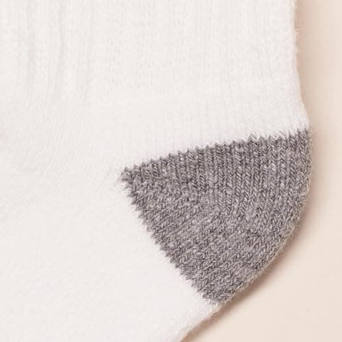 Amazon Essentials Unisex Kids and Toddlers' Cotton Crew Socks, 10 Pairs thumbnail 4