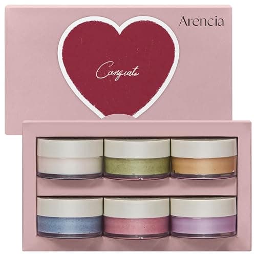 Arencia Rice Mochi Facial Cleanser Gift Set, 6 Varieties, 0.52 oz each - travel size, Korean skin care, holiday gift set, Stocking stuffers - Image 1