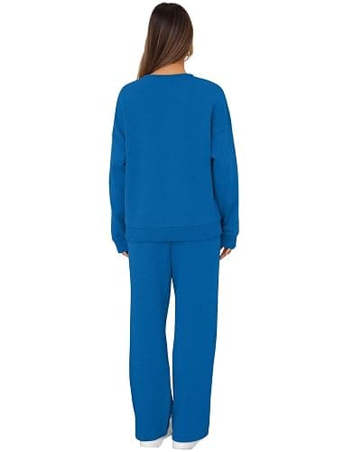 XIEERDUO Sweatsuits Women 2 Piece Outfit Matching Lounge Sets Fall Outfits 2025 Fashion Clothing Crewneck Track Suits thumbnail 5