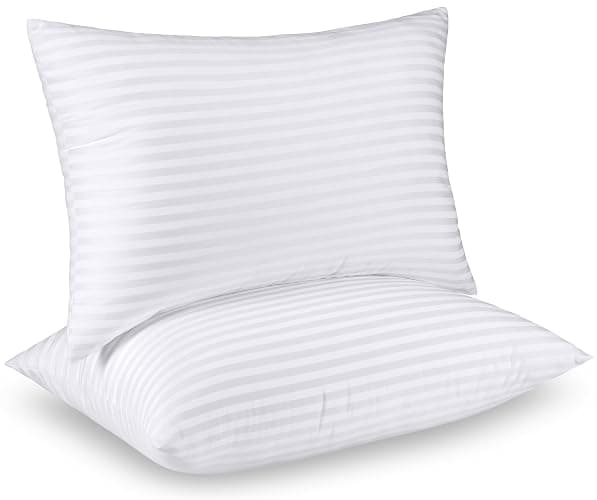 Utopia Bedding Pillows Queen Size Set of 2 (White),Hotel Pillows, Cooling Pillow for Side, Back or Stomach Sleepers - Queen (Pack of 2) - Image 1
