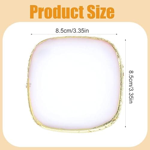 Nail Art Palette, Maniküre Gemalt Palette, Nail Art Make Up Paletten, Nagellack Palette aus Kunstharz, Palette zum Mischen von Nagellackfarben, DIY Displaytafel Kosmetik Mischwerkzeuge(Weiß) thumbnail 2