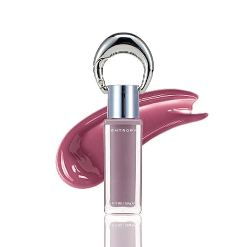 ENTROPY Makeup Glossy Lip Tint – Juicy Glow Line/Non-Sticky Hydrating Lip Gloss Tint, High Shine Finish, Buildable Sheer Color, Lip & Cheek Makeup - Beryl Charm (Soft Mauve Beryl) | glossy lip tint, Non-sticky lip tint, Juicy glow lip gloss - Image 1