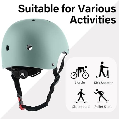 Bristol | Bike Helmet, Lightweight Adjustable, Multi-Sport for Bicycle Skate Scooter, 3 Sizes for Adult Youth & Kids thumbnail 4