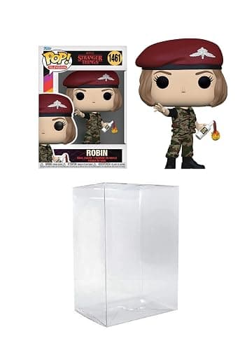 Funko Pop! TV: Stranger Things Season 4 - Robin with Cocktail (Common) Bundled with a Byron's Attic Protector - Image 1