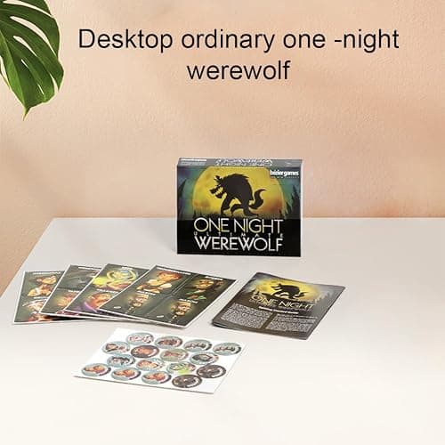 SUWIAKLALL One Night Werewolf The Party Game for 8 to 16 Players, Card Board Game Puzzle Card Game for Adults and Teens, Interactive Board Game thumbnail 3