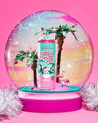 Alani Winter Wonderland Sugar Free, Low Calorie Energy Drinks - 12 fl oz Can, 12 Pack thumbnail 3