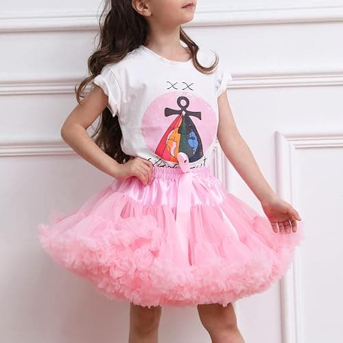 XinChangShangMao Girl's Petticoat, Baby Girls Soft Tutu Skirt Fluffy Pettiskirt Princess Ballet Dance Skirts thumbnail 5