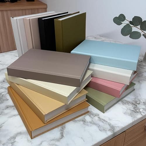 Covogoods CovoBook™ Blank Hardcover | Premium Sketchbook Journal Guest Book | Photo Prop Home Decor (White, Size 9) thumbnail 7