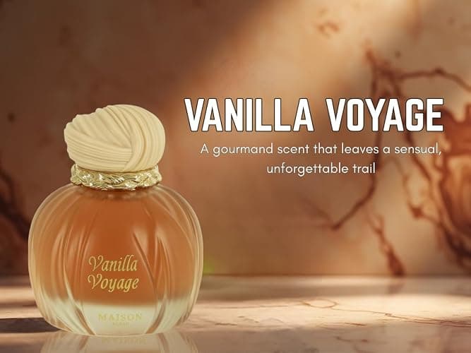 AROMA CONCEPTS | Vanilla Voyage Long Lasting Eau De Parfum EDP 3.4 Fl Oz | Unisex Perfume | Caramel, Jasmine, Tonka & Honey Notes | Luxurious Vanilla Perfume with Musk & Amber thumbnail 6