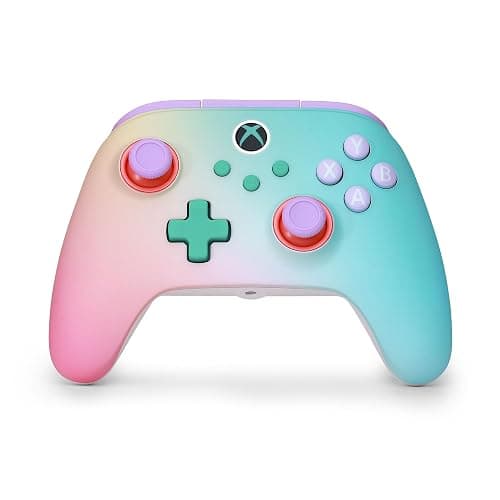 PowerA Advantage Wireless Controller for Xbox Series X|S - Beach Vibes, Officially Licensed, Hall Effects to prevent stick drift, Bluetooth Compatible, 1000Hz Polling Rate, Cloud Gaming Controller - Image 1