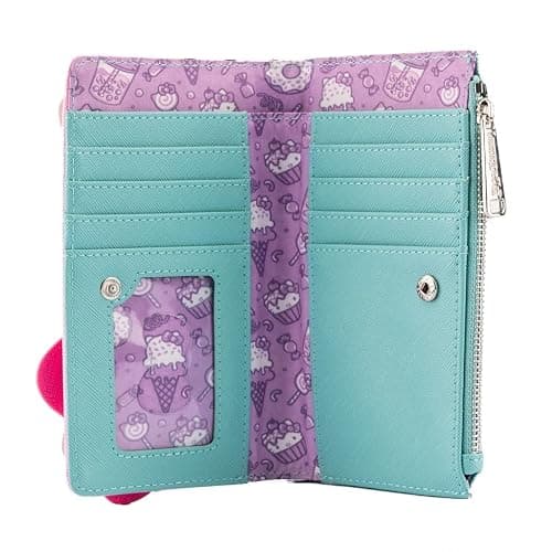 Loungefly Sanrio Hello Kitty Cupcake Faux Leather Flap Wallet thumbnail 3