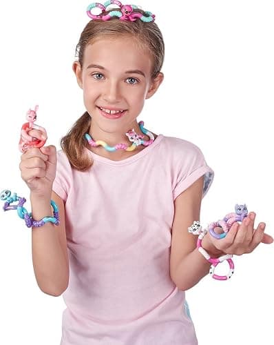 Tangle Jr. Pets 2-Pack Kitty and Bunny - Tangle Fidget Pets Fidget Toys - Fidget Toy Gift - Fidgets for School - Cute fidgets for girls - kitty character fidget and bunny character fidget thumbnail 6