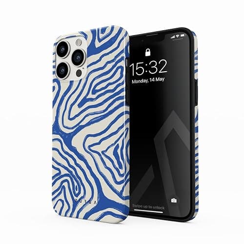BURGA Phone Case for iPhone 14 Pro - Cute, Trendy, Aesthetic, Designer Pattern, 14pro Phone Cover, Hard Shell Protection - fits Apple iPhone 14 Pro Case for Women and Men - Image 1