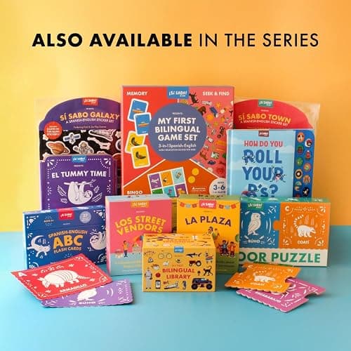 La Plaza: A Collection of Bilingual Books about Numbers, Opposites, and Musical Instruments Inspired by Latin American Culture (Si Sabo Bilingual Books for Kids) thumbnail 7