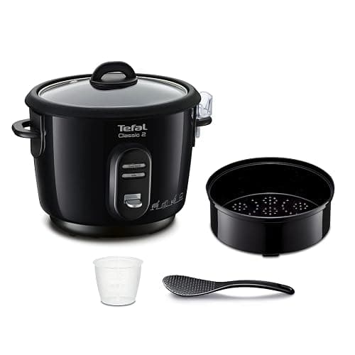 Tefal Classic 2 Cuiseur à riz automatique, Capacité 3 L, 900 g de riz, Cuiseur vapeur, Cuve antiadhésive, Maintien au chaud, Cuisson sans surveillance RK102811 - Image 1