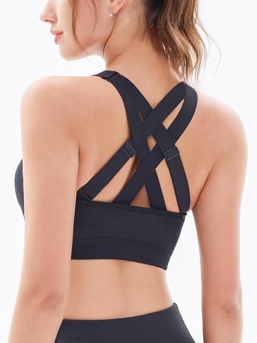 FITTIN Adjustable Sports Bras for Women: High Support Impact Padded Full Coverage Bra for Workout Gym - for C-DDD Large Bust thumbnail 6