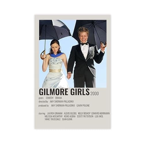 Gilmore Girls Movie Poster Canvas Poster Bedroom Decor Sports Landscape Office Room Decor Gift Unframe: 12x18inch(30x45cm) - Image 1