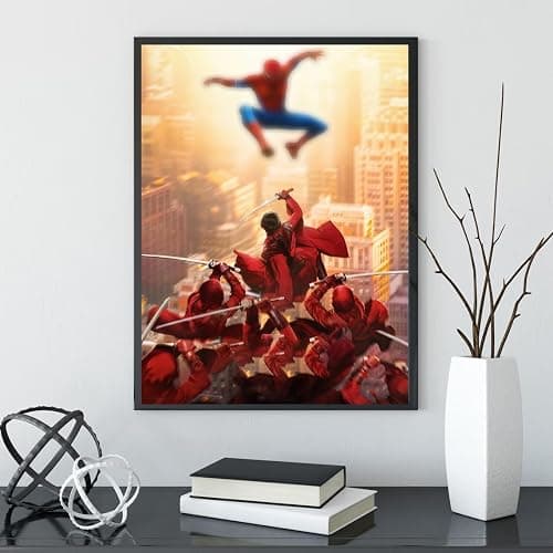 MGZFEZN Spider-Mon Brand New Day Poster For Fans Kids Room Bedroom Wall Decor-Movie Spiderman Posters Canvas Prints Picture For Teen Boy Girls Gifts thumbnail 6