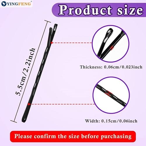 330 Pcs 2.2 Inch Black Bobby Pins, Set of Hairpins with Box, Premium Hair Pins for Kids, Girls and Women, Great for All Hair Types thumbnail 2
