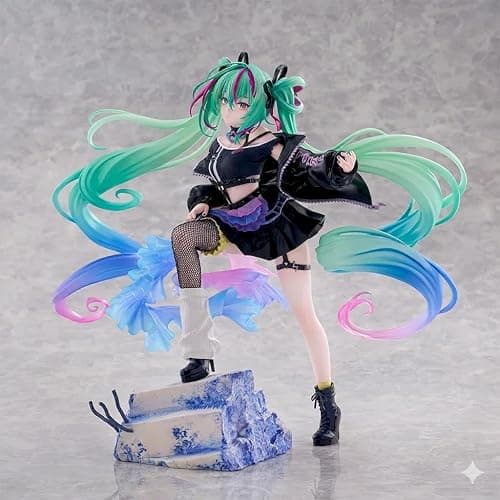 Thunder Tech Hatsune Miku Series Figurizmα Hatsune Miku - Punk! - Collectible Statue Figure thumbnail 2