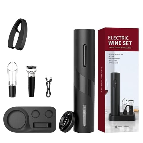 YHFTAJX Corkscrews Electric Wine Opener Champagne Red Wine Bottle Opener Automatic Bottle Opener - Image 1