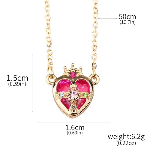 POYAMUSE Anime Guardian Star Pendant Necklace for Women Cosplay Jewelry thumbnail 9