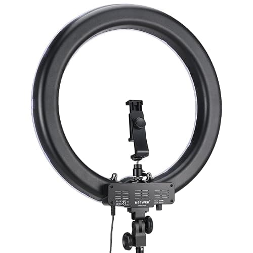 NEEWER 55W 18"/45cm Ring Light Kit [New Version], 5600K Dimmable LED Ringlight Tripod Stand Phone Holder for iPhone Selfie Makeup Lash Tattoo Studio Photo Video Recording Photography Lighting, RL-18 thumbnail 4