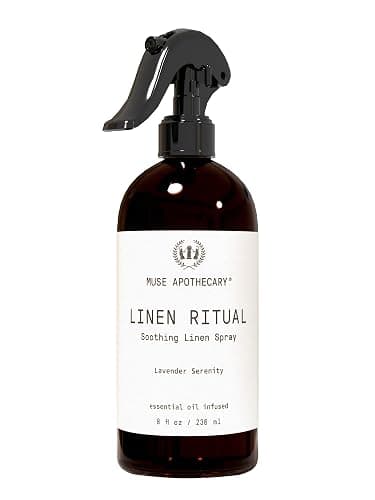Muse Apothecary Linen Ritual - Aromatic, Soothing, and Relaxing Linen Spray for Bedding, Laundry and Fabric Spray Freshener - Infused with Aromatherapy Essential Oils - Lavender Serenity - Image 1