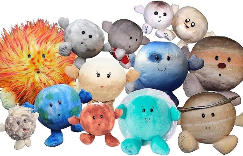Celestial Buddies Plush Solar System Set 12 Piece Buddy Science Astronomy Space Educational Stuffed Planet Toys thumbnail 3