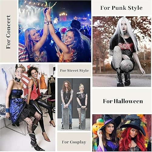 Wloisc Moon Belt with Leather Goth Rave Fashion Harness Party Halloween Jewelry Accessories for Women Girl thumbnail 6