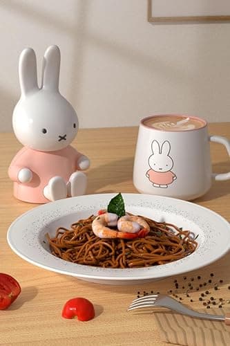 Miffy Portable Bluetooth Speakers, Cute Portable Wireless Speakers with Loud Stereo Sound, Built-in Mic, TF-Card Slot, Dual Pairing,40H Playtime for Room, Desk Decor, for her (Pink) - Pink thumbnail 3