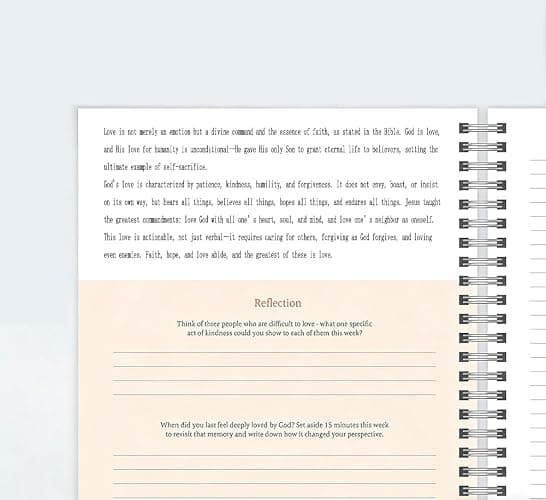 The Bible in a Year/52-Week Guided Bible Study & Daily Reading Plan/Spiritual Companion Journal for Adults Teens Notebook (11 * 8.5 inch) thumbnail 4