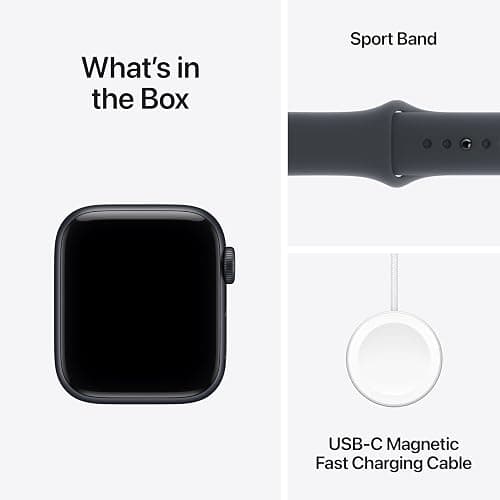Apple Watch SE 3 [GPS 40mm] Smartwatch with Midnight Aluminum Case with Midnight Sport Band - S/M. Fitness and Sleep Trackers, Heart Rate Monitor, Always-On Display, Water Resistant thumbnail 6