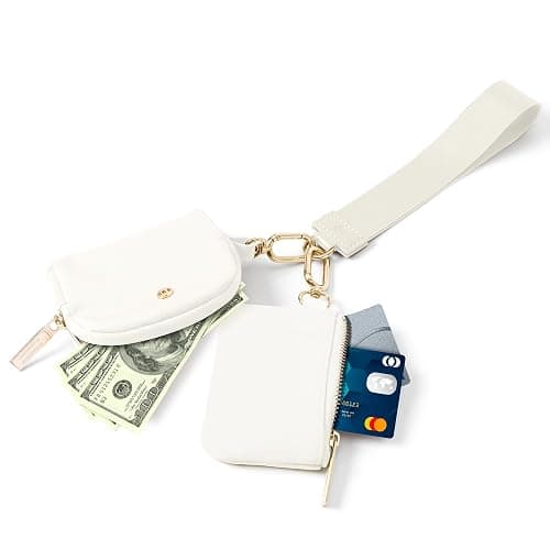 Mum's Memory Mini Zip Around Wristlet Wallet for Women Dual Pouch Wristlet Portable Wallet Coin Purse Mini Women Coin Pocket thumbnail 5