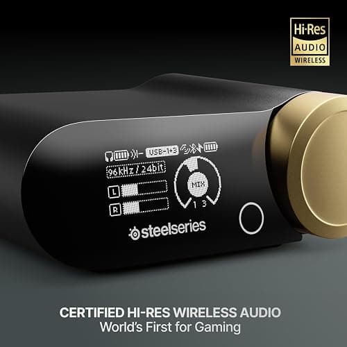 SteelSeries Arctis Nova Elite - Hi-Res Wireless Gaming Headset — 96kHz/24bit — Carbon Fiber Speakers — ANC — AI Noise Rejection — App — 2.4GHz + BT — Multi-Source Mix — OmniPlay PC+PlayStation+Xbox thumbnail 2