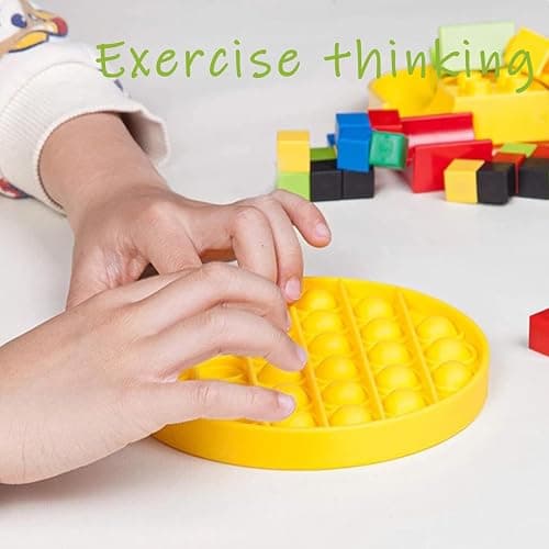 Random 12 Pcs Fidget Toys,Push Pop Fidget Sensory Toys Set,Stress Relief Gifts for Kids & Adults,Pop Bulk & Party Favors Toddler Toys for Easter Gifts,Party Supplies,Classroom Prizes thumbnail 6