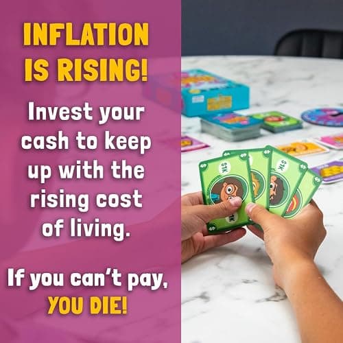 ANGEL STUDIOS Inflation Monster Card Game | Educational Card Game for Kids Ages 8+ | Family Board-Game | Learn Money, Math, Investing, & Inflation | 2-4 Players | Tuttle Twins thumbnail 3